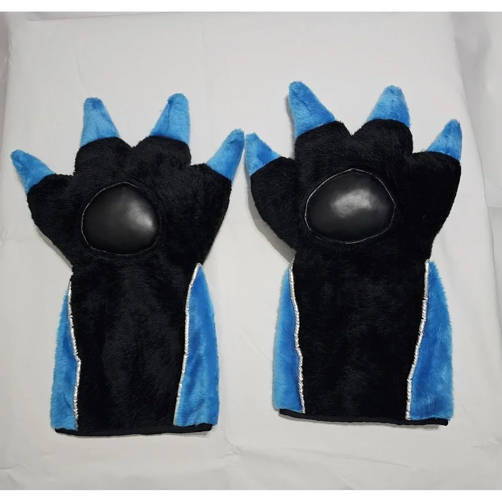 Vintage Carolina Panthers The Arm Of Harm‎ Paw Gloves Claws NFL Fan Gear Pair